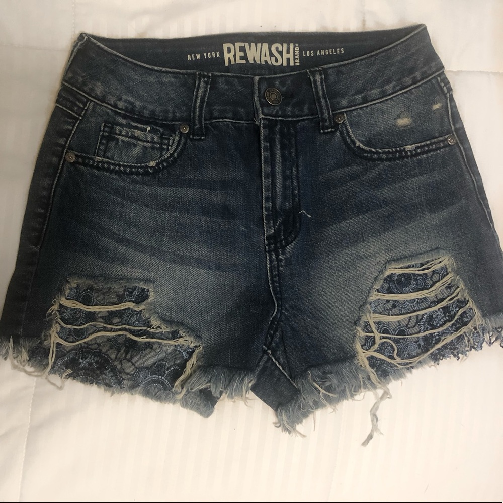 Denim shorts